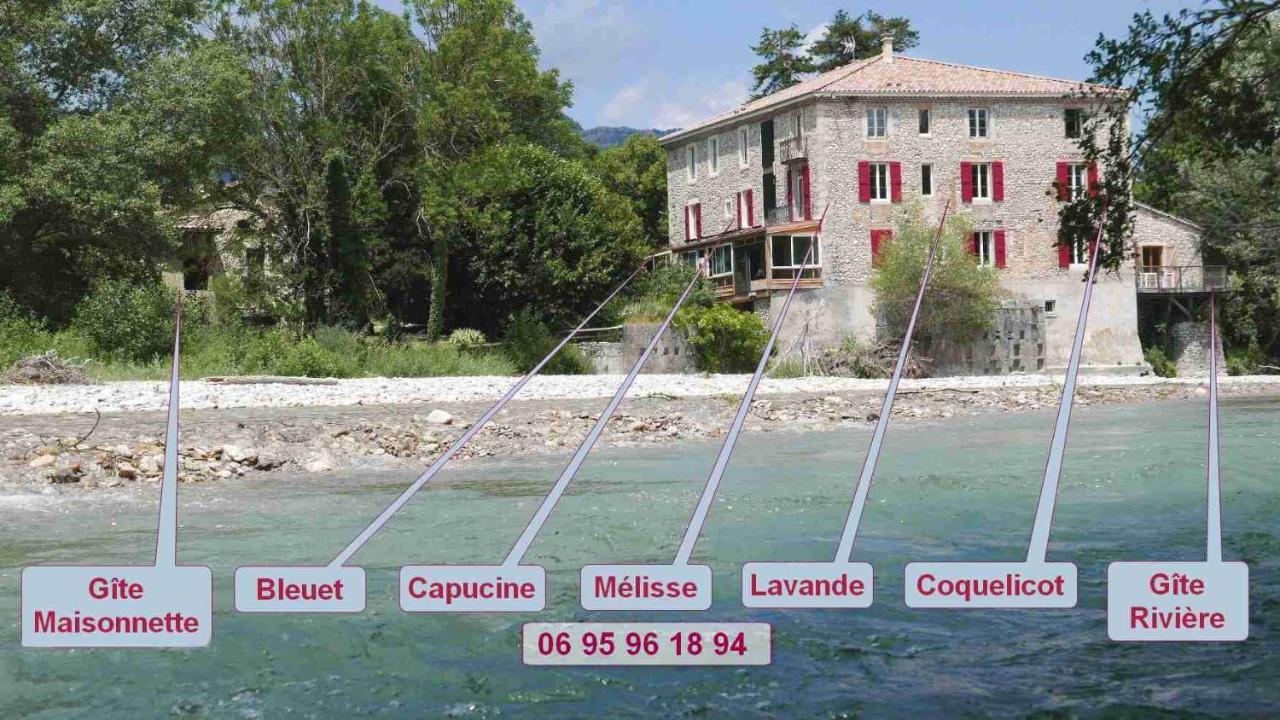 -Moulin de Solaure- Hotel Aix-en-Diois Buitenkant foto